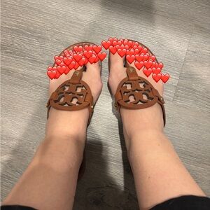 Tory Burch Tan Leather Miller